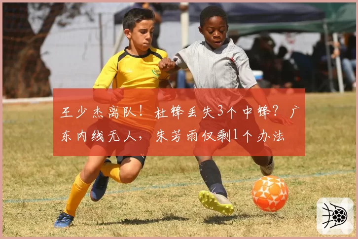 王少杰离队！杜锋丢失3个中锋？广东内线无人，朱芳雨仅剩1个办法